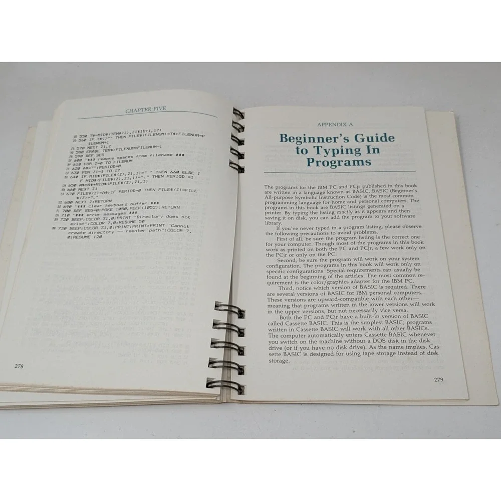 Second Book OF IBM by Compute Publishing Programming Games PC Computer Book VTG